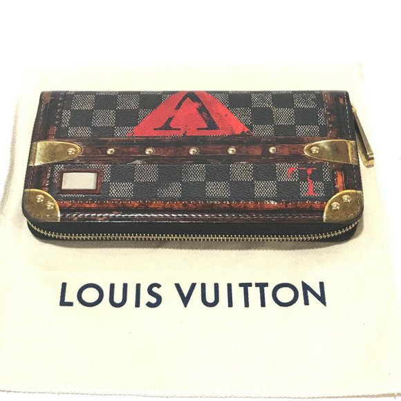 AUTHENTIC LOUIS VUITTON Transformed Damier Tromp Leilleux Zippy Wallet - Picture 5 of 8